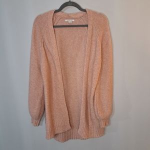 American Eagle pink knit cardigan